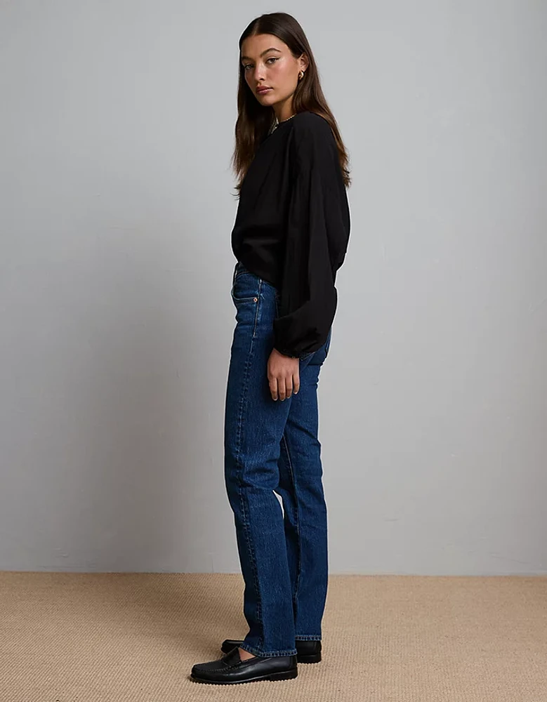Jean droit rétro haut de gamme AE77