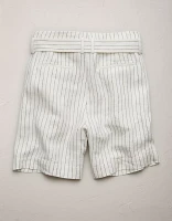 AE77 Premium Linen Trouser Short