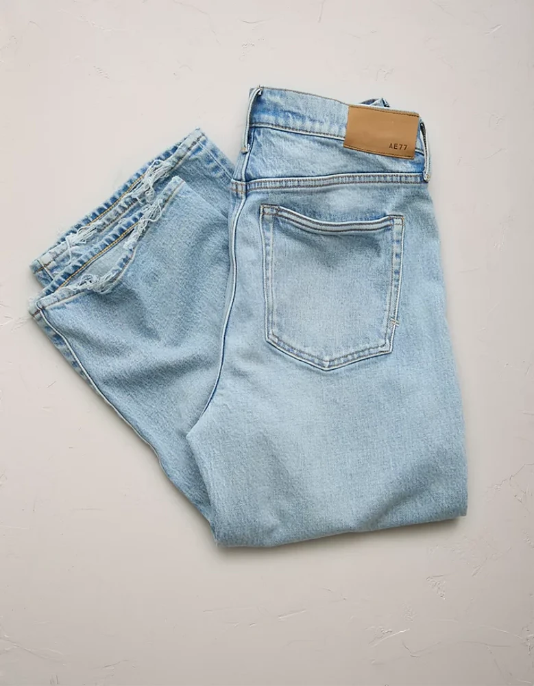 AE77 Premium Bootcut Crop Jean