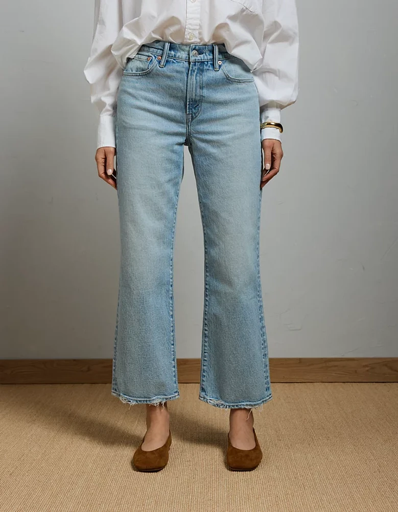 AE77 Premium Bootcut Crop Jean