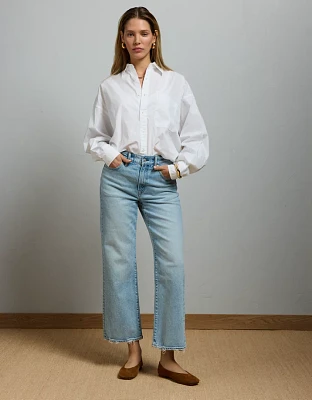 AE77 Premium Bootcut Crop Jean