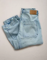 AE77 Premium Pleated Barrel Jean