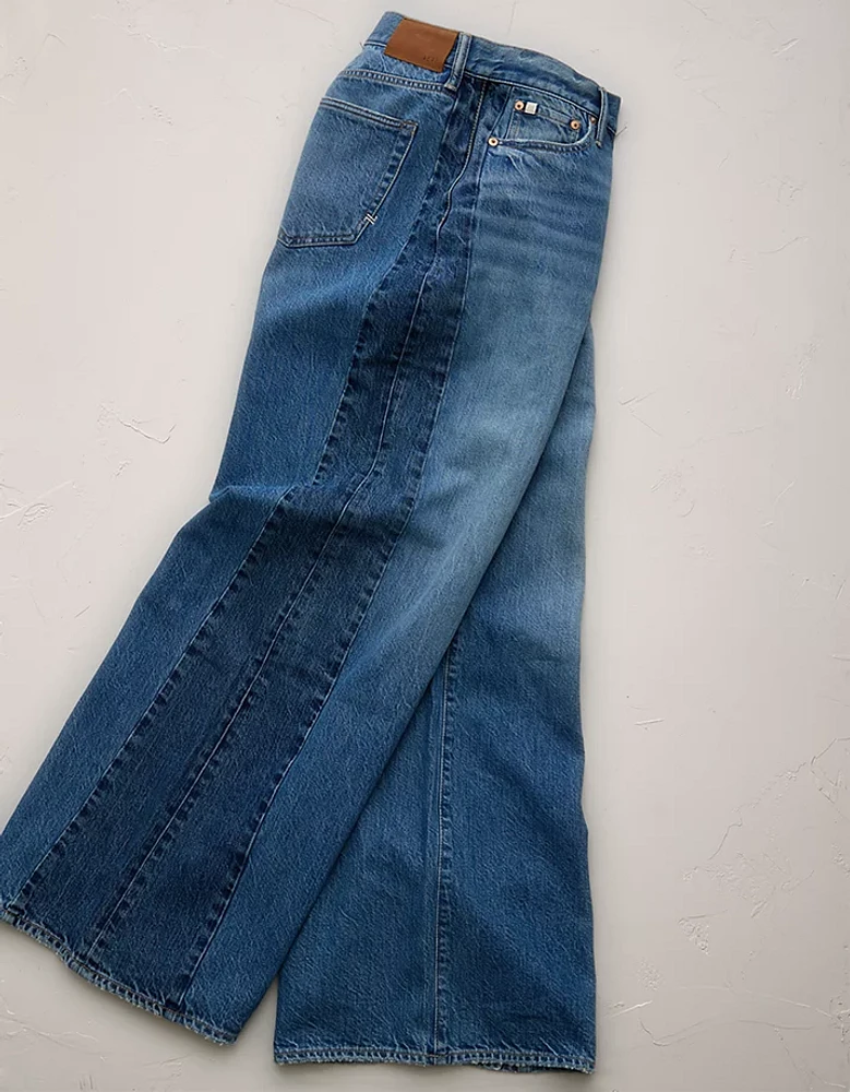 AE77 Premium Super Wide Side Stripe Jean