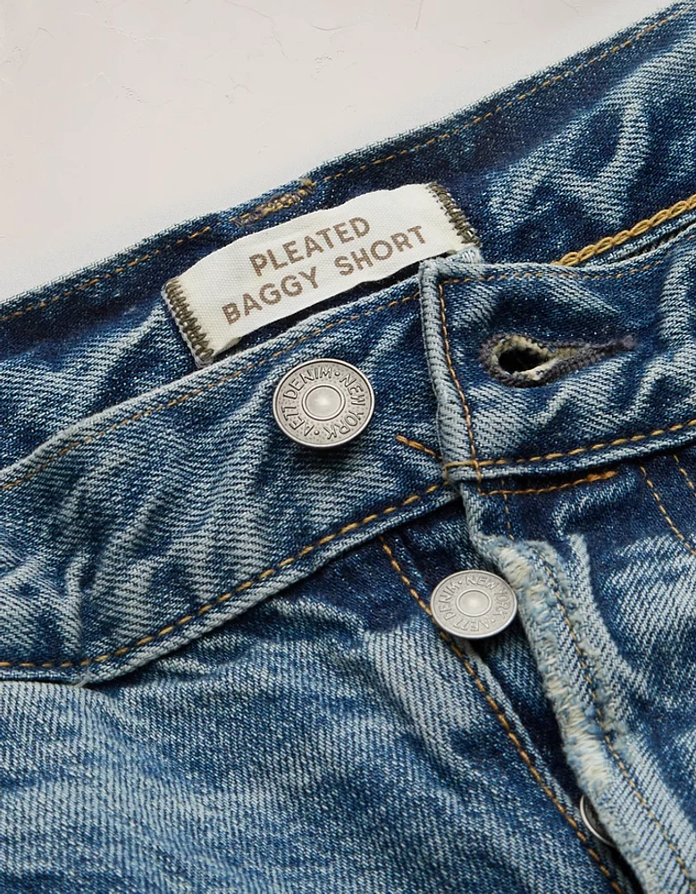 AE77 Premium Baggy Denim Short