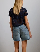 AE77 Premium Baggy Denim Short