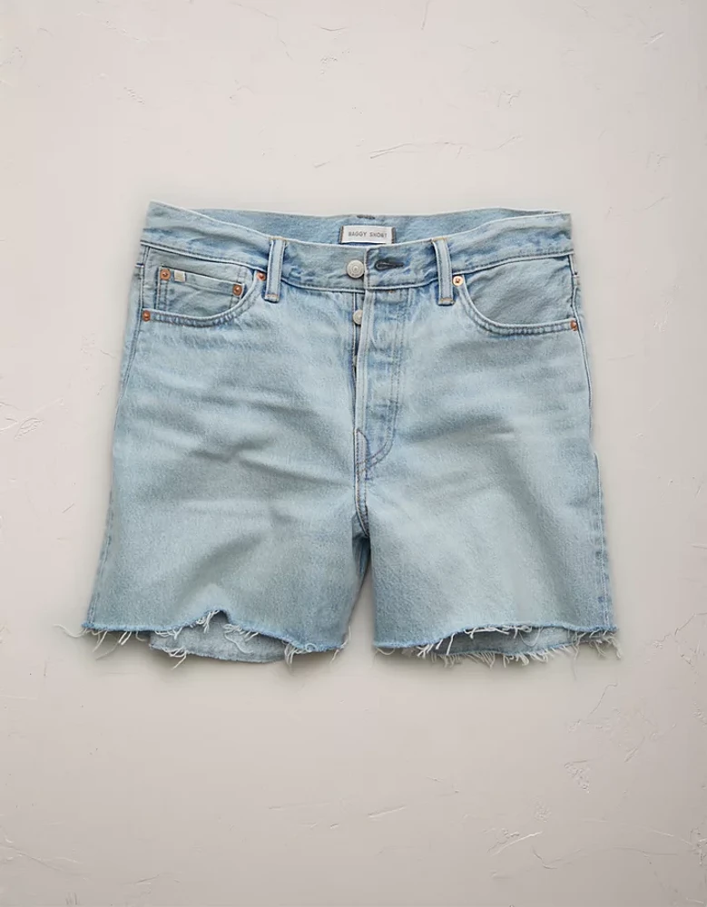 Short en denim ample haut de gamme AE77