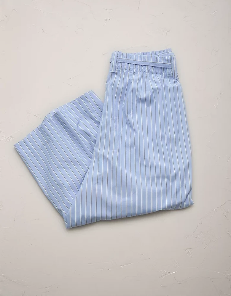 AE77 Premium Striped Wide Trouser