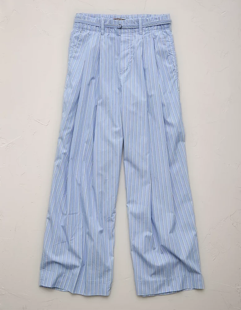 AE77 Premium Striped Wide Trouser