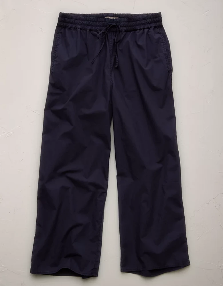 Pantalon à ceinture élastique en popeline haut de gamme AE77