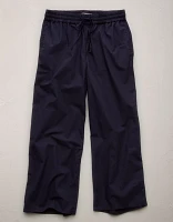 Pantalon à ceinture élastique en popeline haut de gamme AE77