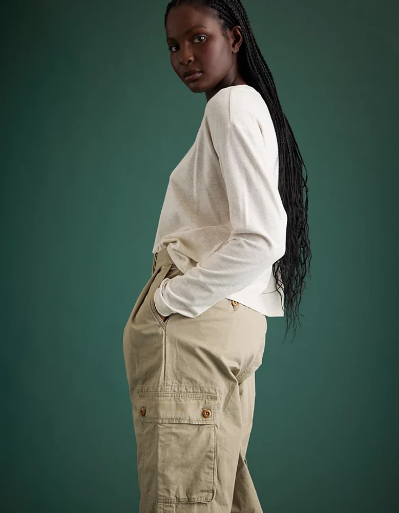AE77 Premium Pleated Cargo Pant