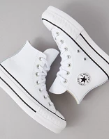 Converse Chuck Taylor All Star Platform Lift High-Top Leather Sneaker