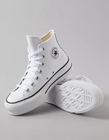 Converse Chuck Taylor All Star Platform Lift High-Top Leather Sneaker