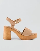 Seychelles Cityscape Platform Heels