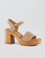 Seychelles Cityscape Platform Heels