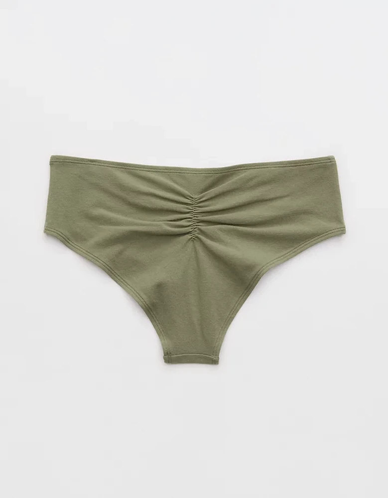 Superchill Cotton Ruched Cheeky Underwear