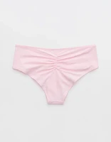 Superchill Cotton Ruched Cheeky Underwear