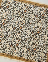 Maison Lecomte Large Léo Camel Pareo Scarf