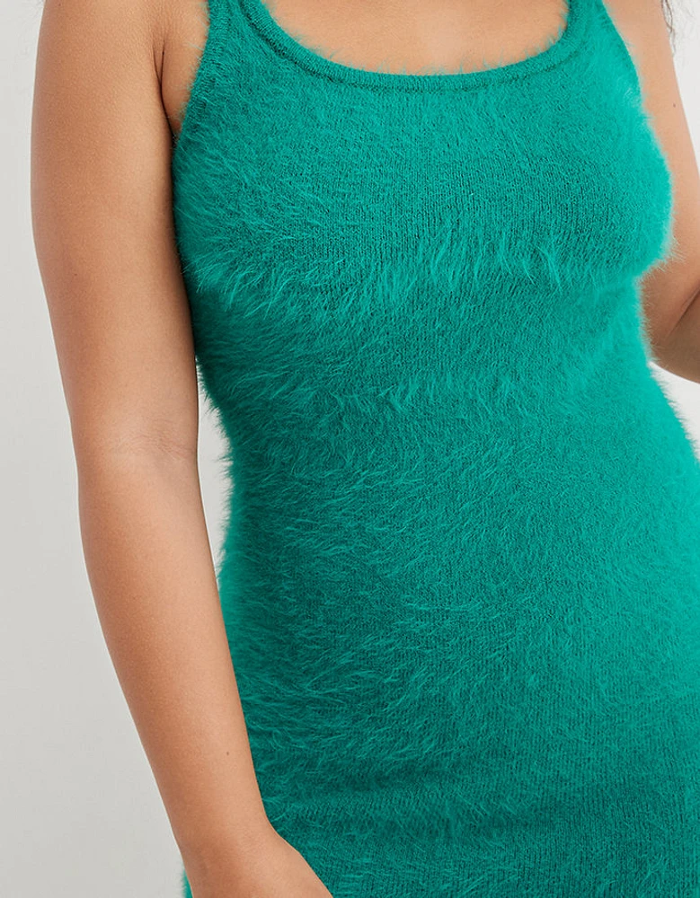 Aerie Fuzzy Sweater Dress