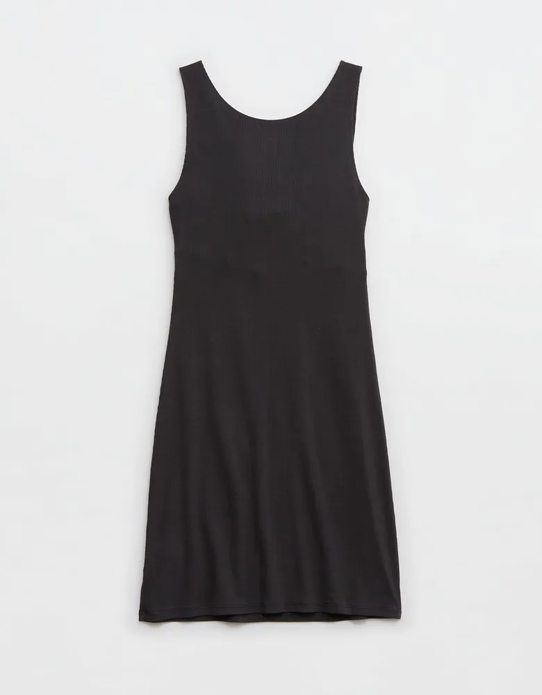Aerie Reversible Knit Ribbed Mini Dress