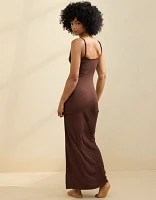 Aerie Real Soft Stretch Bodycon Maxi Dress