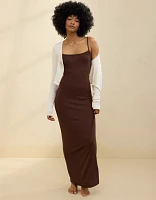 Aerie Real Soft Stretch Bodycon Maxi Dress