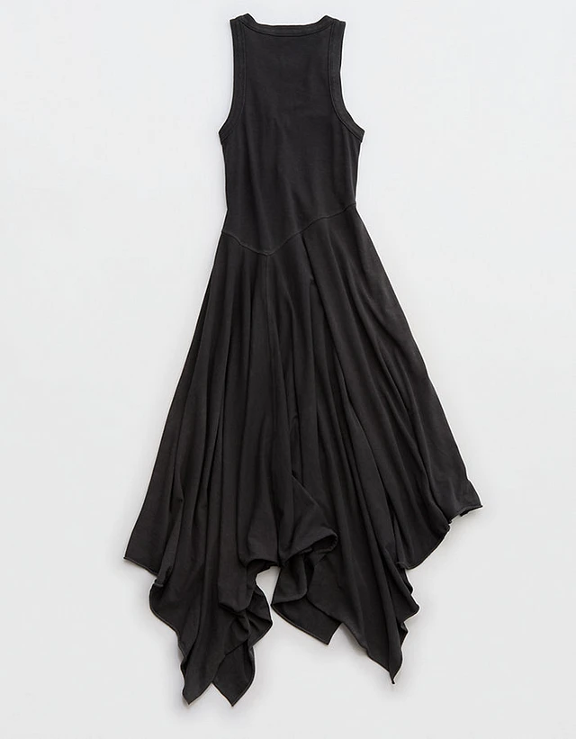 navy blue dress for baby girl Aerie Tank Asymmetric Midi Dress at Hamilton Place in Chattanooga, TN