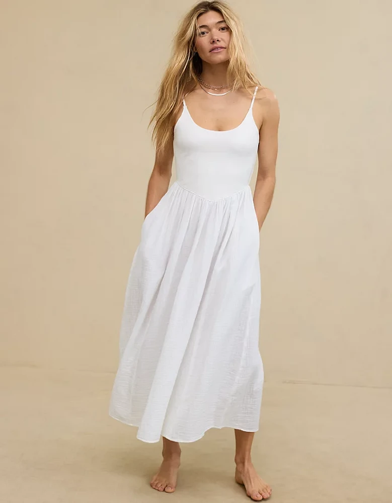 Aerie At The Barre Midi Dress