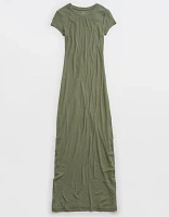 Aerie Short Sleeve Bodycon Maxi Dress