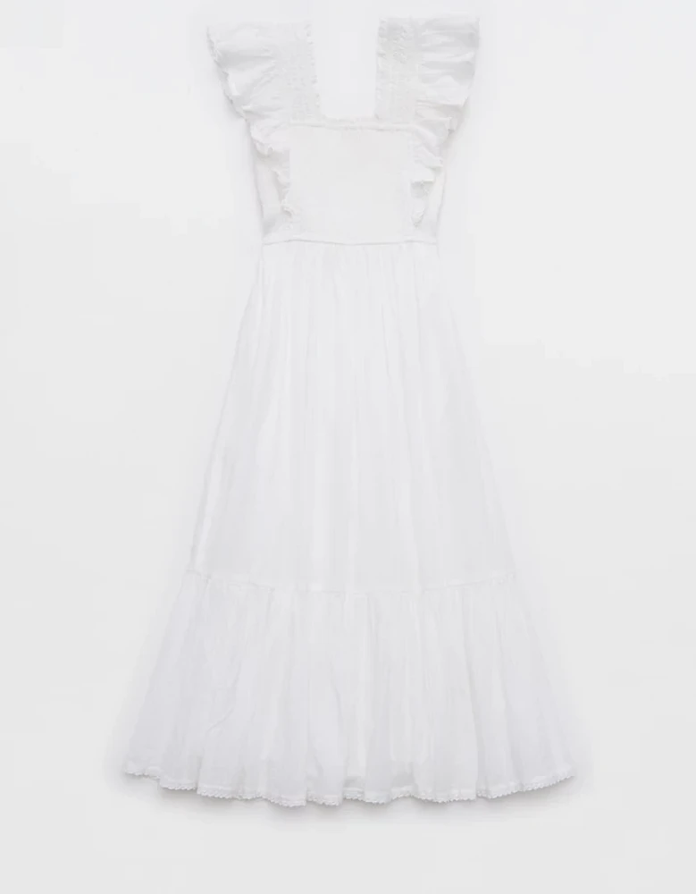 Aerie Ruffle Maxi Dress