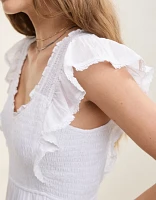 Aerie Ruffle Maxi Dress