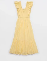 Aerie Ruffle Maxi Dress