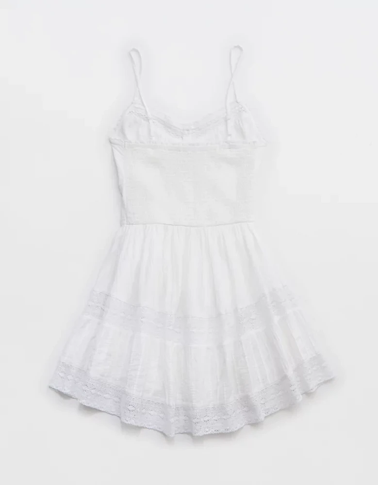 Aerie Button Up Mini Dress