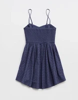 Aerie Eyelet Mini Dress