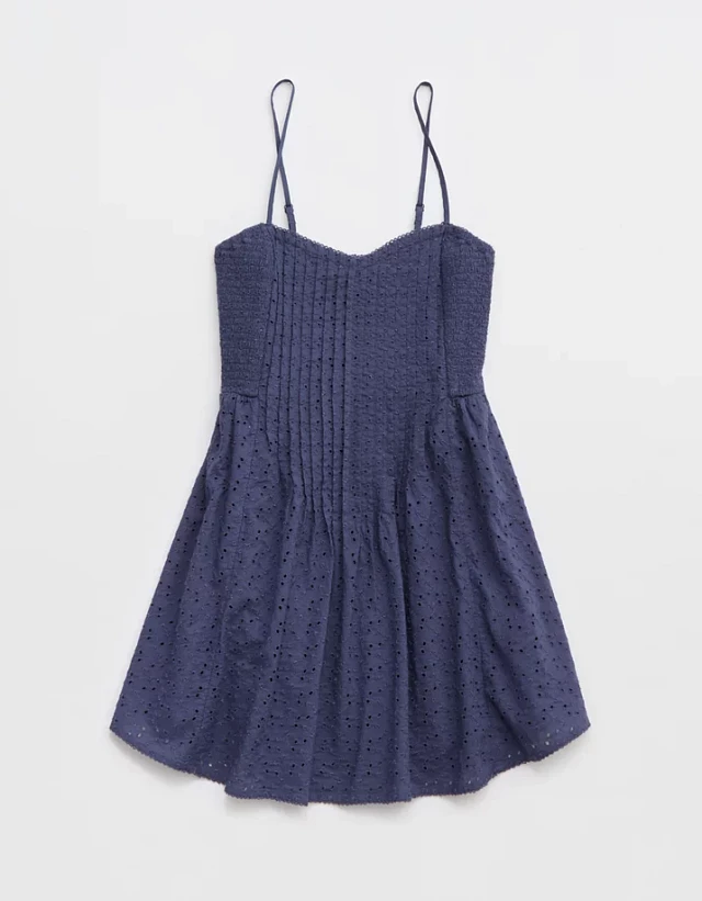 aerie flirty shoulder summer mini dress dailystylefinds on LTK