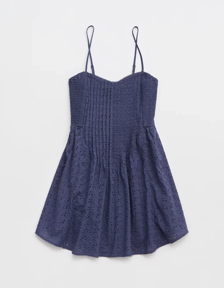Aerie Eyelet Mini Dress