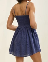 Aerie Eyelet Mini Dress