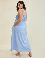 Aerie Crochet Maxi Dress
