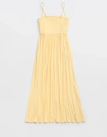 Aerie At The Barre Square Neck Midi Dress
