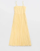 Aerie At The Barre Square Neck Midi Dress