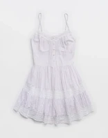 Aerie Button Up Mini Dress