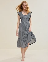 Aerie Ruffle Maxi Dress