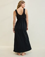 Aerie Crochet Maxi Dress