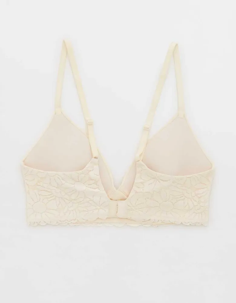 Real Chill Wireless Lightly Lined Lace Trim Bra