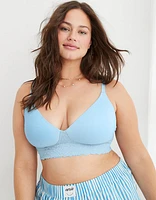 Superchill Wireless Lightly Lined Lace Trim Bra