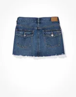 AE Low-Rise Denim Mini Skirt
