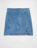 Jupe-short en denim à taille haute Next Level AE