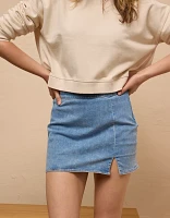 Jupe-short en denim à taille haute Next Level AE