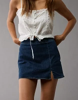 AE Next Level High-Waisted Denim Skort