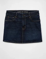 AE Stretch High-Waisted Perfect Denim Mini Skirt